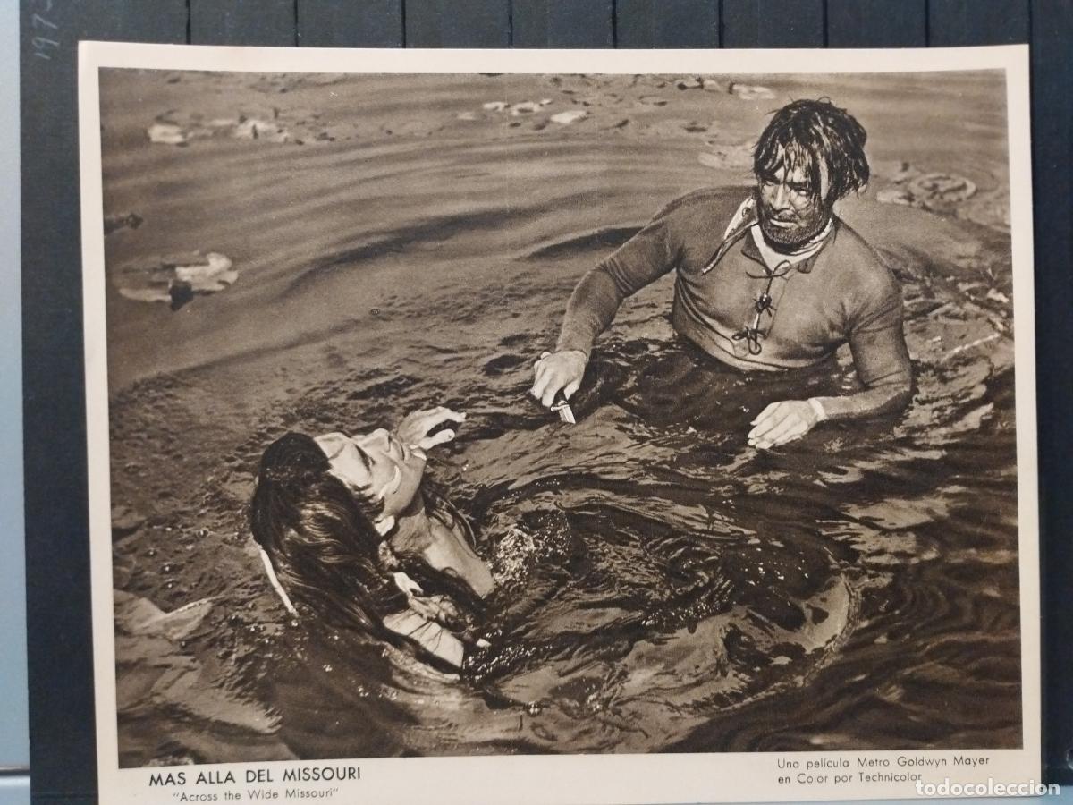 Kino: FOTO-FILM. TAMA&Ntilde;O 19X24 CM. MAS ALLA DEL MISSOURI. CLARK GABLE
