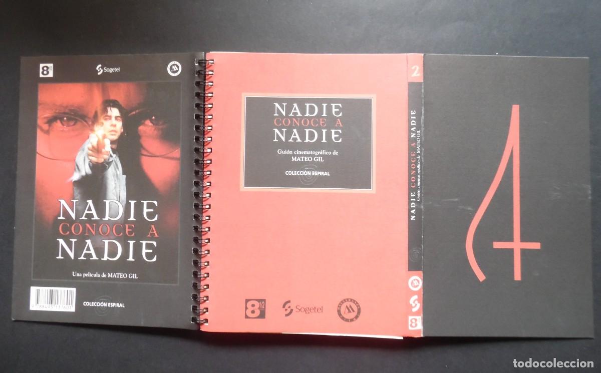 Cine: Nadie conoce a nadie, gui&oacute;n de la pel&iacute;cula de Mateo Gil. Eduardo Noriega, Jordi Moll&aacute;, N. Berbeke