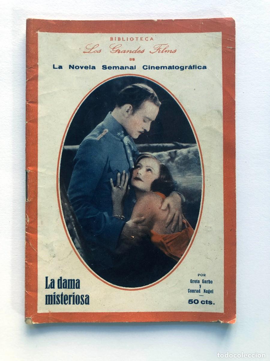 Cine: LA DAMA MISTERIOSA / GRETA GARBO / LA NOVELA SEMANAL CINEMATOGR&Aacute;FICA / 61 P&Aacute;GINAS