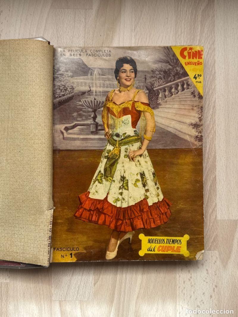 Cine: Colecci&oacute;n Cine Ensue&ntilde;o 1958 encuadernada &ndash; Aquellos Tiempos del Cupl&eacute; + La Violetera + Cancioneros
