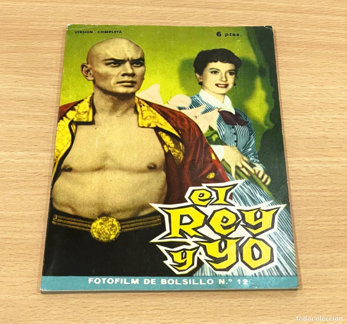 Cine: REVISTA FOTO-FILM DE BOLSILLO n&ordm; 12 DE LA PEL&Iacute;CULA EL REY Y YO. FOTOFILM EDICIONES MANDOLINA, 1959