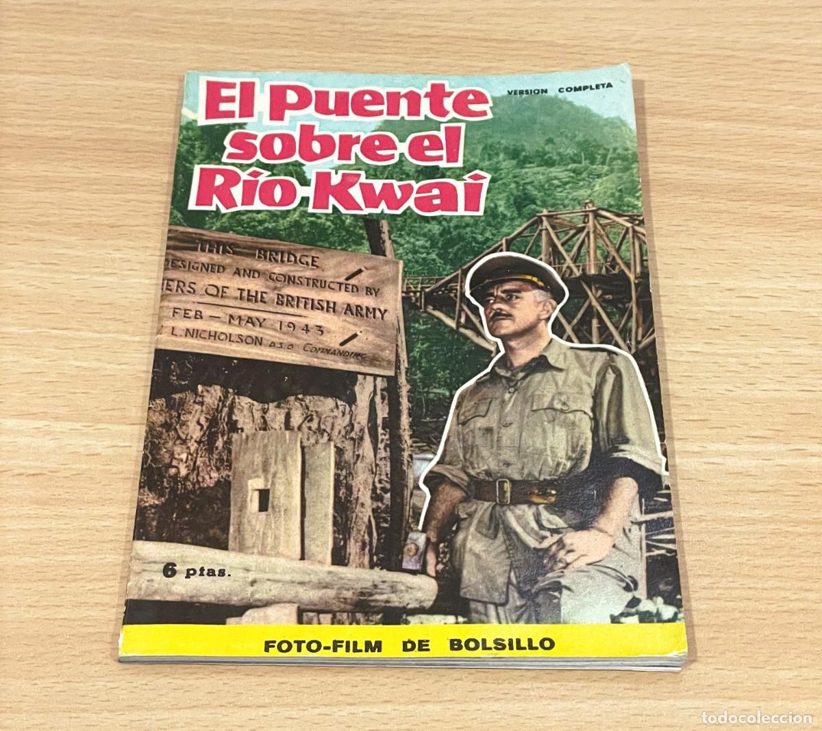 Cine: REVISTA FOTO-FILM DE BOLSILLO n&ordm; 1 DE LA PEL&Iacute;CULA EL PUENTE SOBRE EL R&Iacute;O KWAI. FOTOFILM MANDOLINA