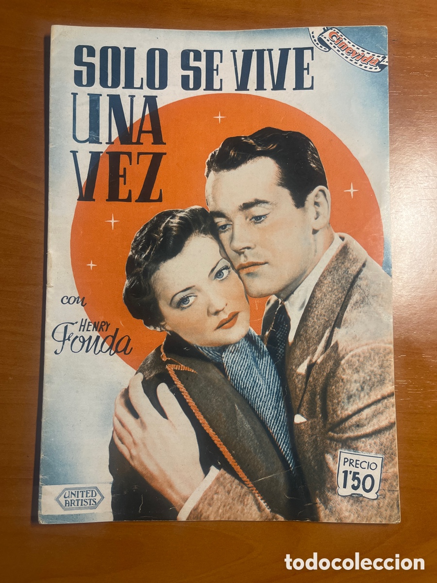 Cine: COLECCI&Oacute;N CINEVIDA, SOLO SE VIVE UNA VEZ, (HISPANO AMERICANA)