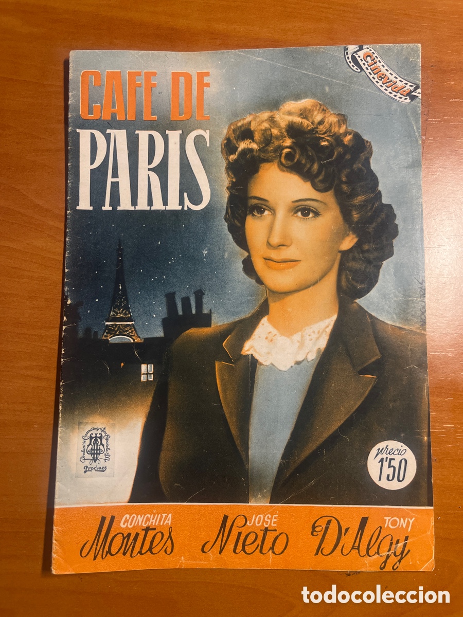 Cine: COLECCI&Oacute;N CINEVIDA, CAF&Eacute; DE PARIS, (HISPANO AMERICANA)