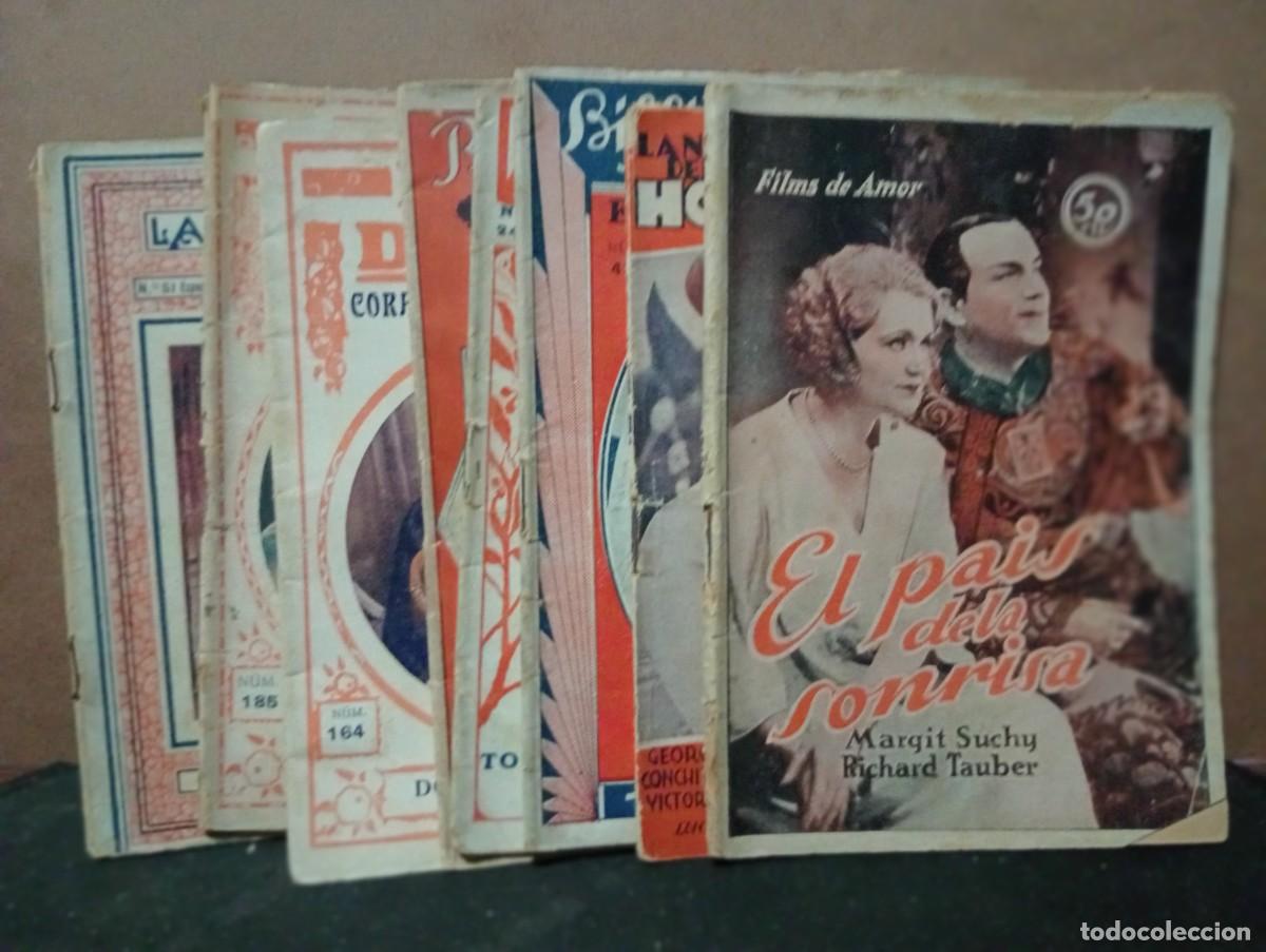 Cin&eacute;ma: Ocho antiguos ejemplares de coleccion de Films
