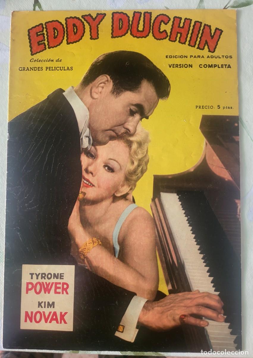 Cine: Tyrone Power revista de la pelicula Eddy Duchin 16 paginas a&ntilde;o 1959...con fotos.