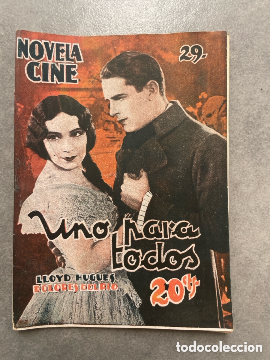 Cine: Uno para todos. Novela cine.Lloud Hugues y dolores del r&iacute;o. N&uacute;mero 29.