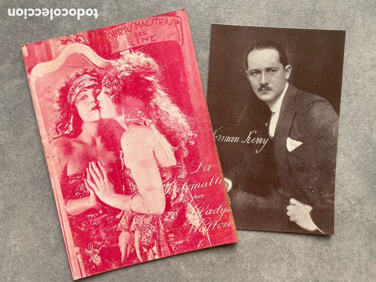 Cine: Obras maestras del cine. La indomable. El Cine. Con postal original.