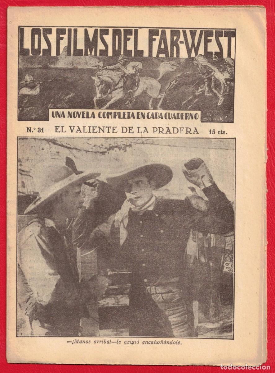 Cine: Los films del Far-West - EL VALIENTE DE LA PRADERA - N&uacute;m. 31 - A&ntilde;os 1920