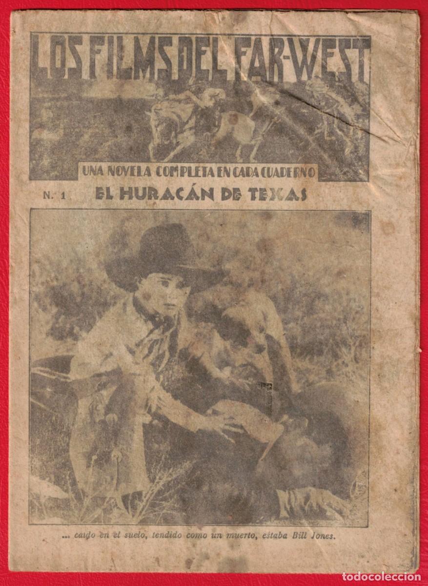 Cine: Los films del Far-West - EL HURACAN DE TEXAS - N&uacute;m. 1 - A&ntilde;os 1920