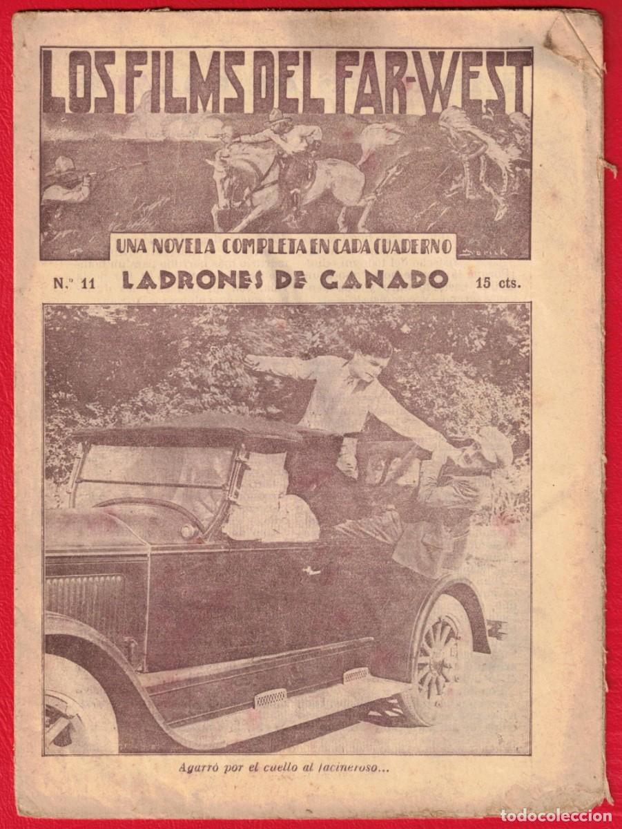 Cine: Los films del Far-West - LADRONES DE GANADO - N&uacute;m. 11 - A&ntilde;os 1920