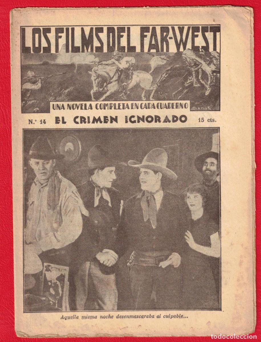 Cine: Los films del Far-West - EL CRIMEN IGNORADO - N&uacute;m. 14 - A&ntilde;os 1920