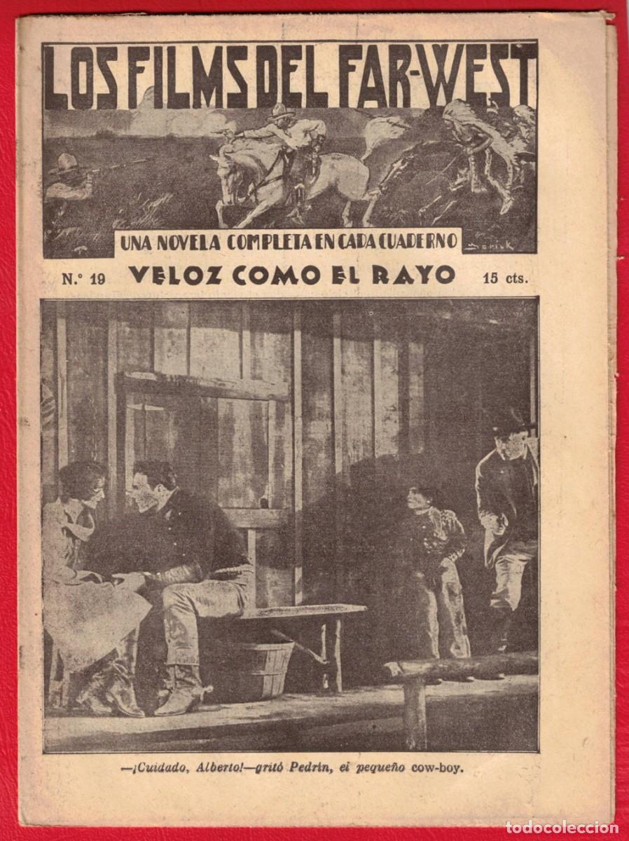 Cine: Los films del Far-West - VELOZ COMO EL RAYO - N&uacute;m. 19 - A&ntilde;os 1920