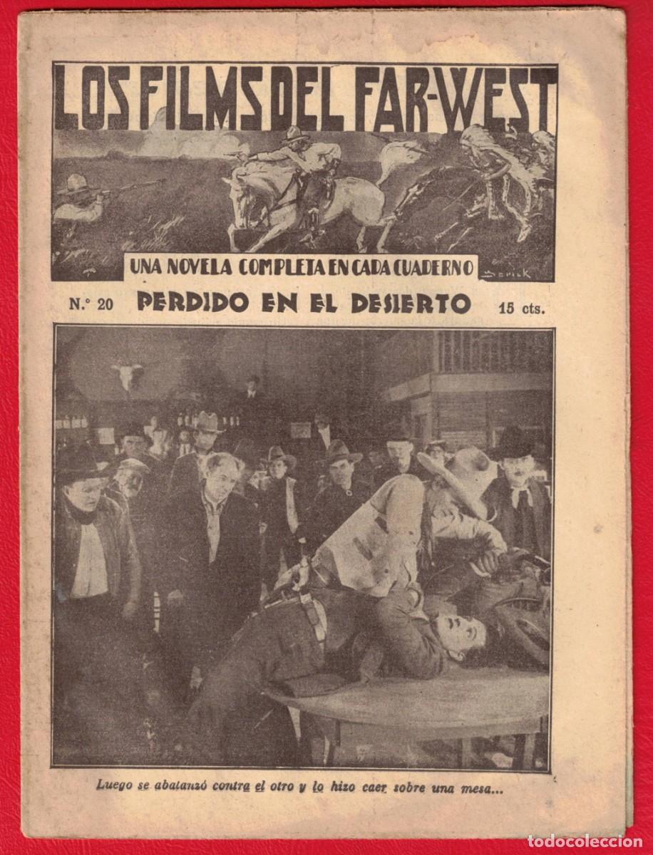 Cine: Los films del Far-West - PERDIDO EN EL DESIERTO - N&uacute;m. 20 - A&ntilde;os 1920