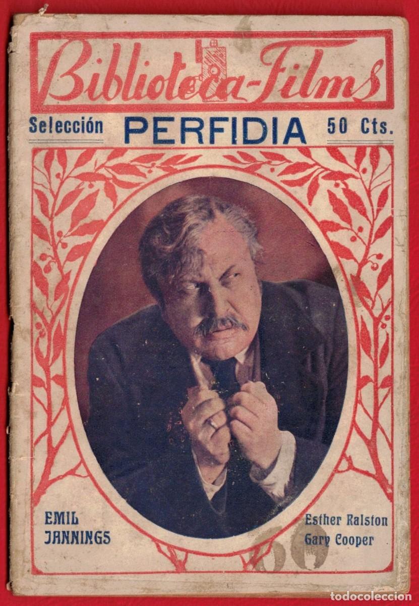 Cine: GARY COOPER - EMIL JANNINGS - PERFIDIA - BIBLIOTECA FILMS - PARAMOUNT FILMS