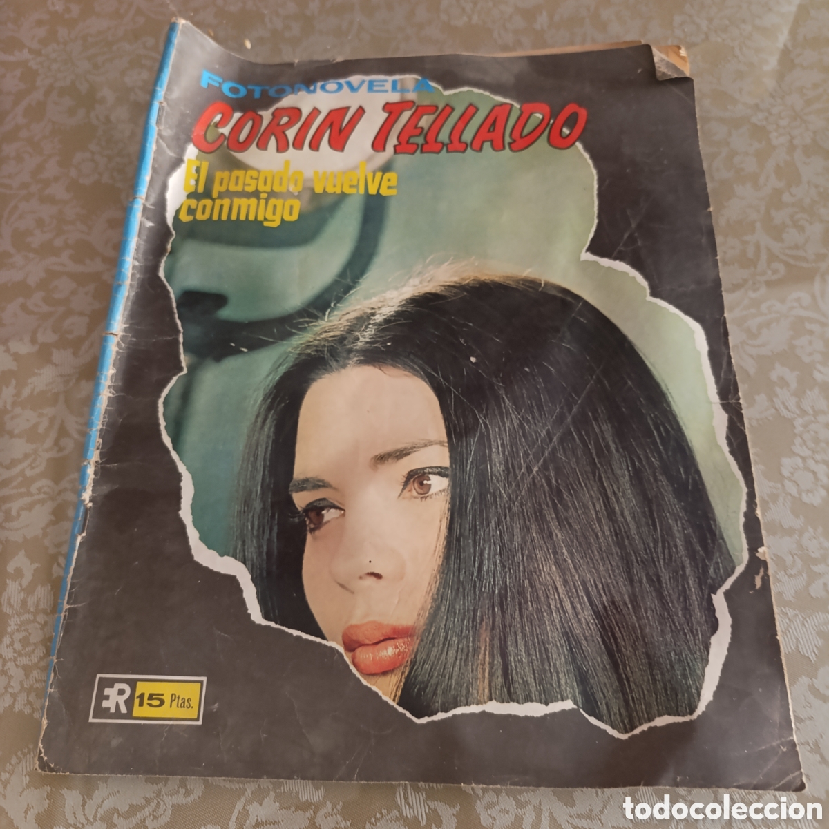 Cine: Fotonovela vintage de Cor&iacute;n Tellado titulada &rdquo;El pasado vuelve conmigo&rdquo;, popular en la d&eacute;cada 1960