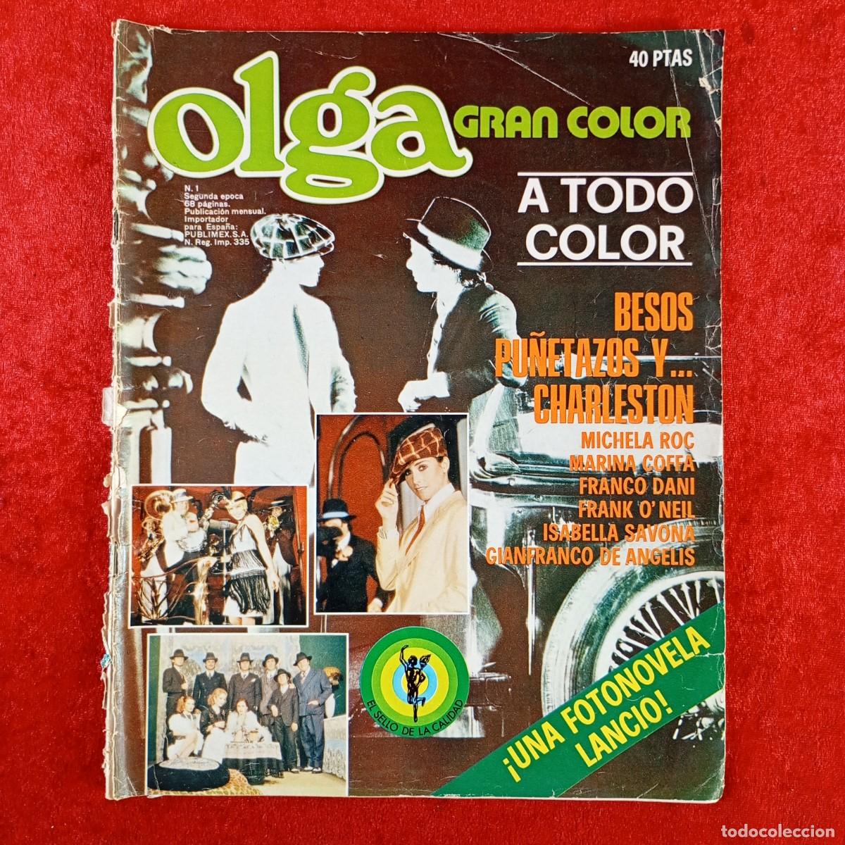 Cine: OLGA - GRAN COLOR - A TODO COLOR - N&ordm; 1 - SEGUNDA EPOCA - BESOS, PU&Ntilde;ETAZOS Y... CHARLESTON / 1940