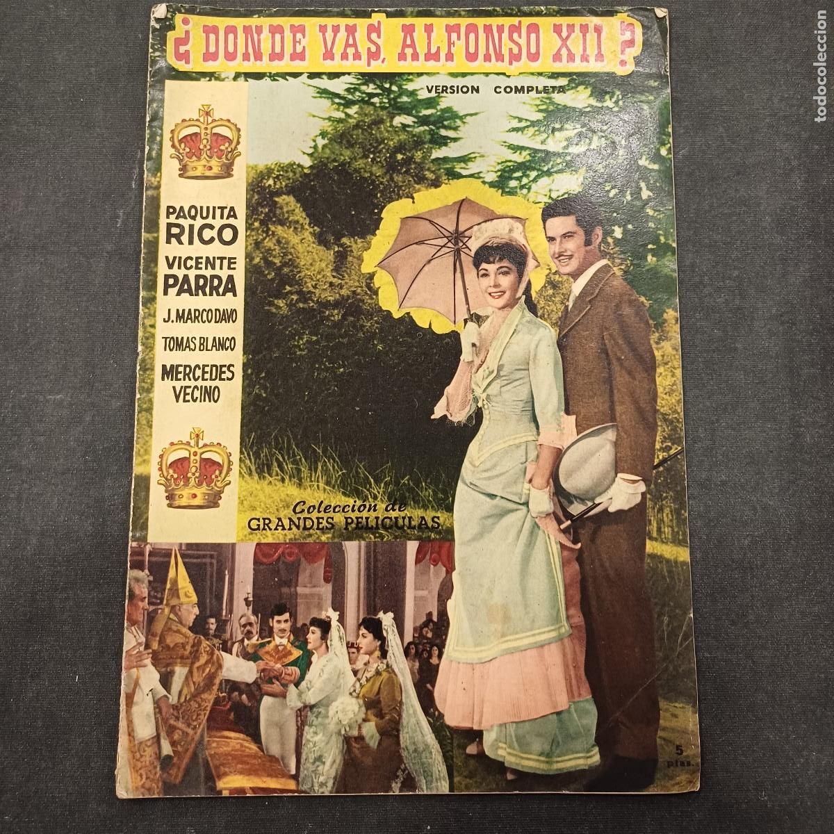 Cine: DONDE VAS ALFONSO XII/COLECCION GRANDES PELICULAS/VERSION COMPLETA.