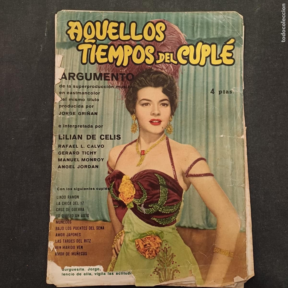Cine: AQUELLOS TIEMPOS DEL CUPLE/LILIAN CELIS.