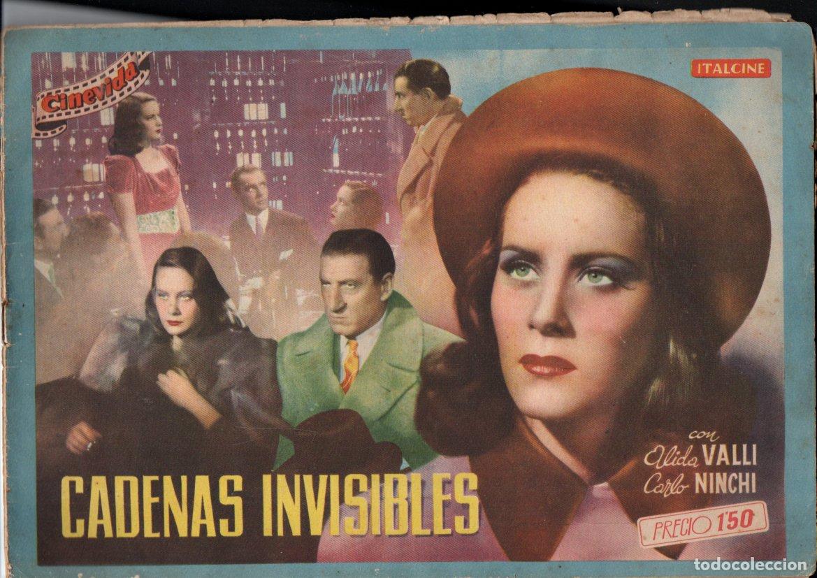 Cine: CINEVIDA CADENAS INVISIBLES - ALIDA VALLI (1942)