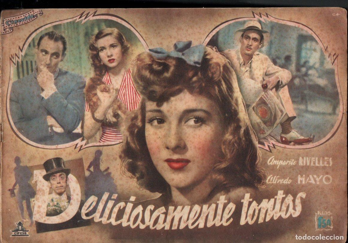 Cine: CINEVIDA DELICIOSAMENTE TONTOS - AMPARO RIVELLES, ALFREDO MAYO (1943)