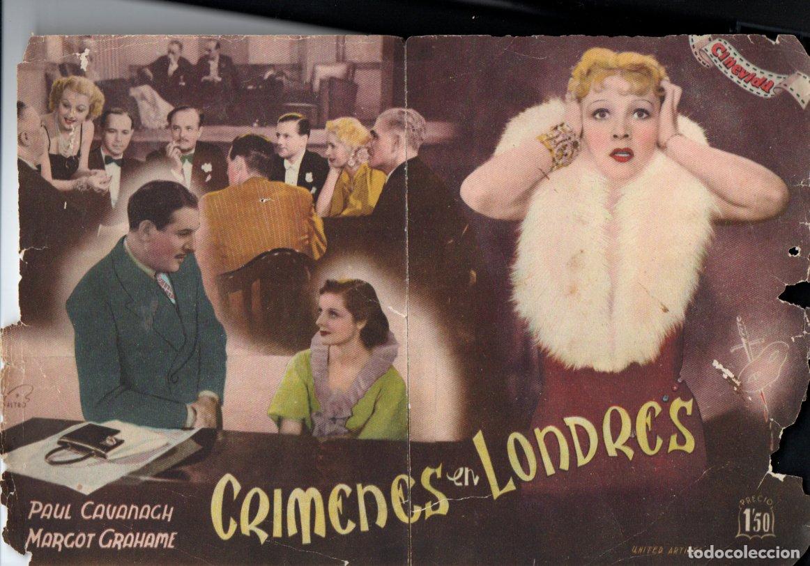 Cine: CINEVIDA CR&Iacute;MENES EN LONDRES (1936)