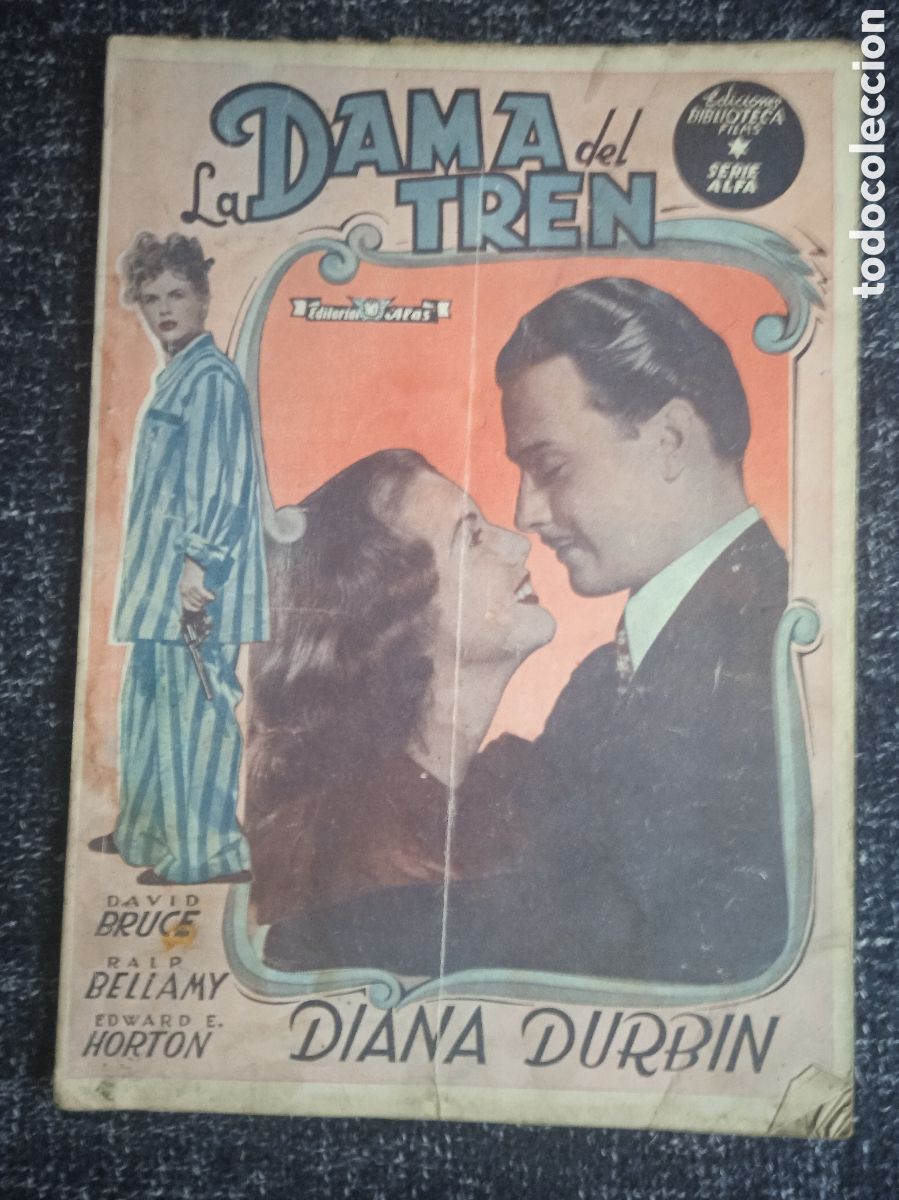 Cine: LA DAMA DEL TREN. / DIANA DURBIN. -CINE NOVELA