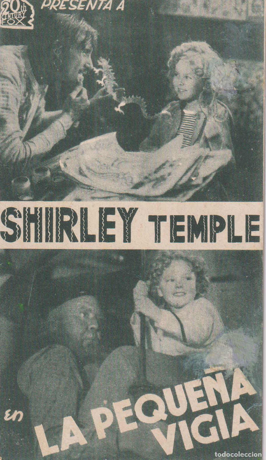 Cine: PROGRAMA DE CINE EN TARJETA &ndash; LA PEQUE&Ntilde;A VIGIA, SHIRLEY TEMPLE &ndash; LA CALANDRIA &ndash; MASNOU- 1939
