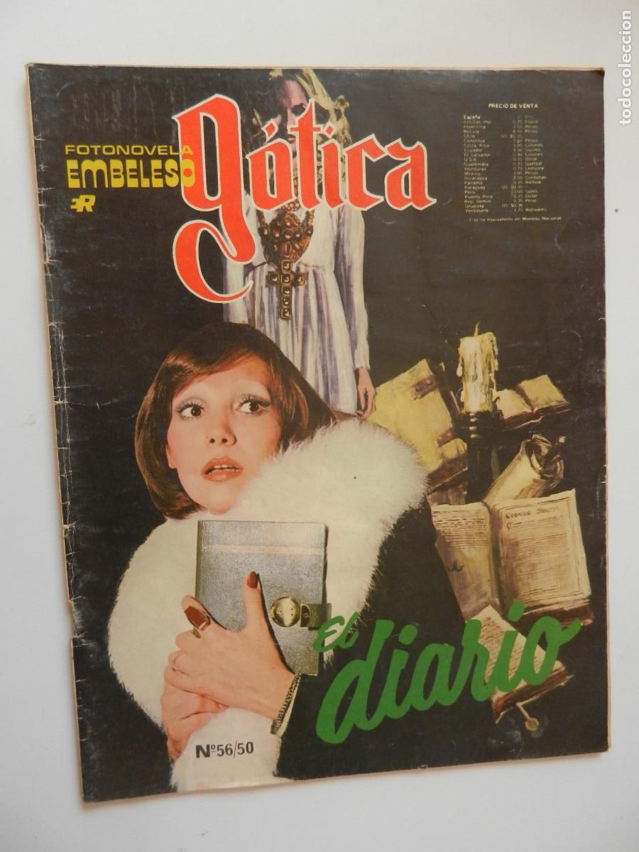 Cine: EL DIARIO , EMBELESO G&Oacute;TICA - FOTONOVELA-1972