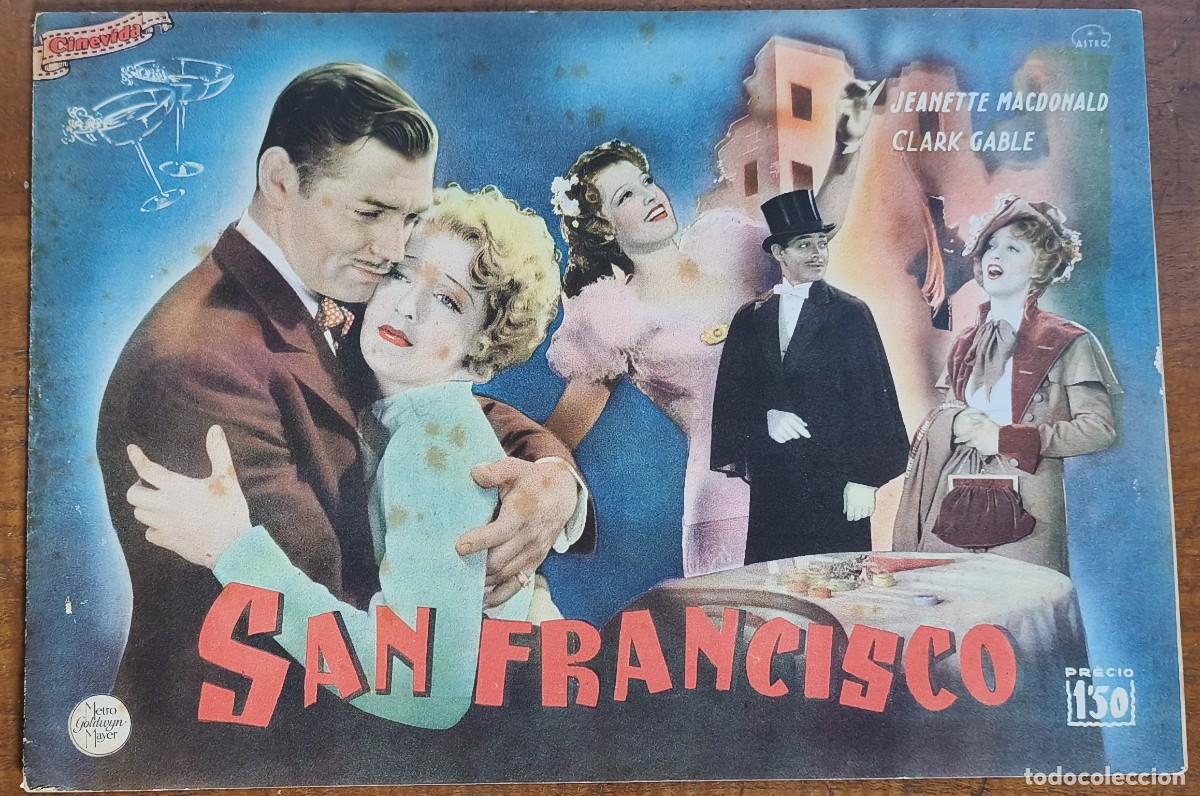 Cine: CINEVIDA -- SAN FRANCISCO -- CLARK GABLE -- JEANETTE MACDONALD