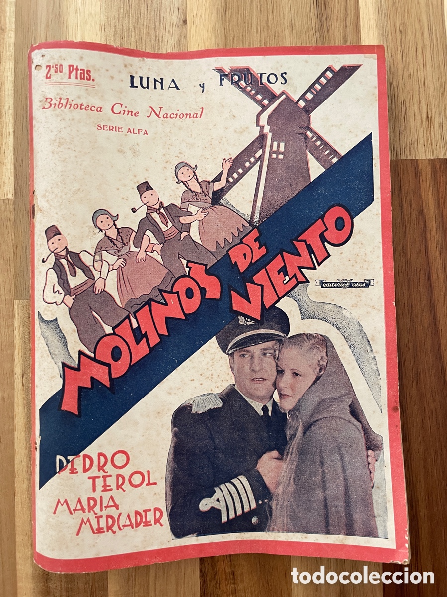 Cinema: Biblioteca nacional. Molinos de viento. Editorial. Seria alfa.