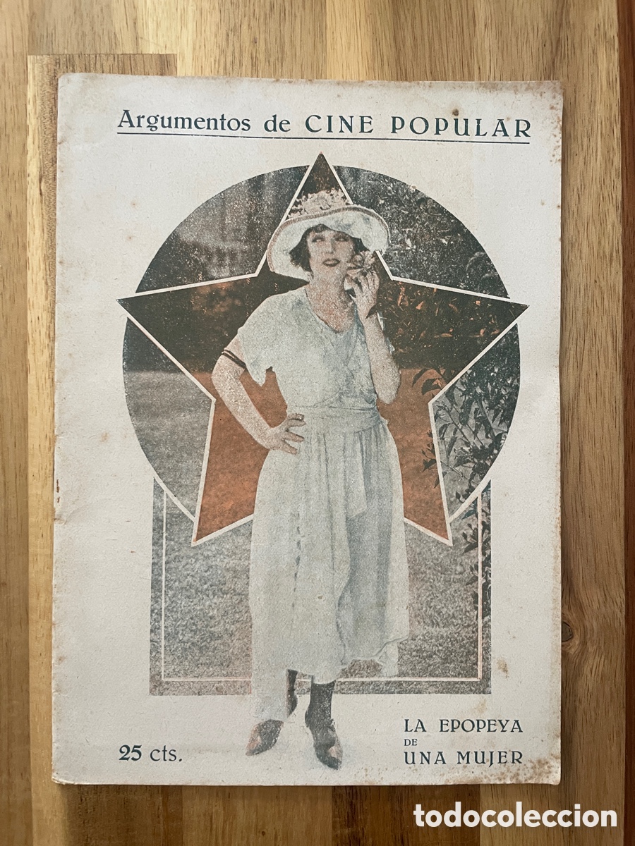 Cin&eacute;ma: La epopeya de una mujer. Argumentos de cine popular.