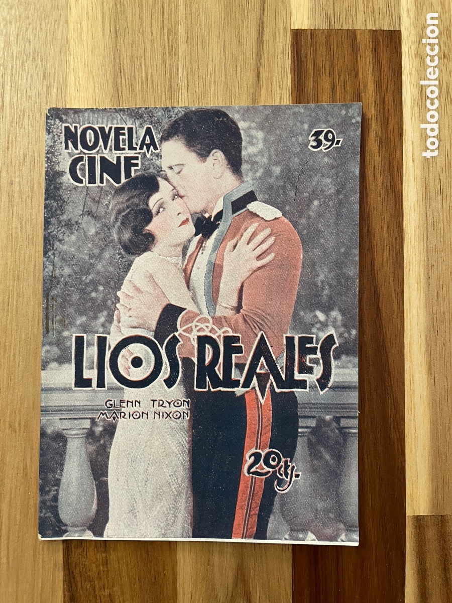 Cinema: Novela cine. L&iacute;os reales. N&uacute;mero 39. Glenn Tryon y Marion Nixon.