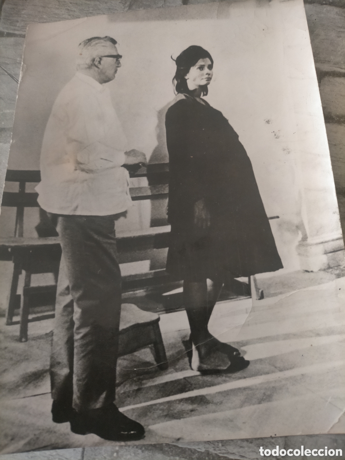 Cine: Sof&iacute;a Loren y vittorio de sica