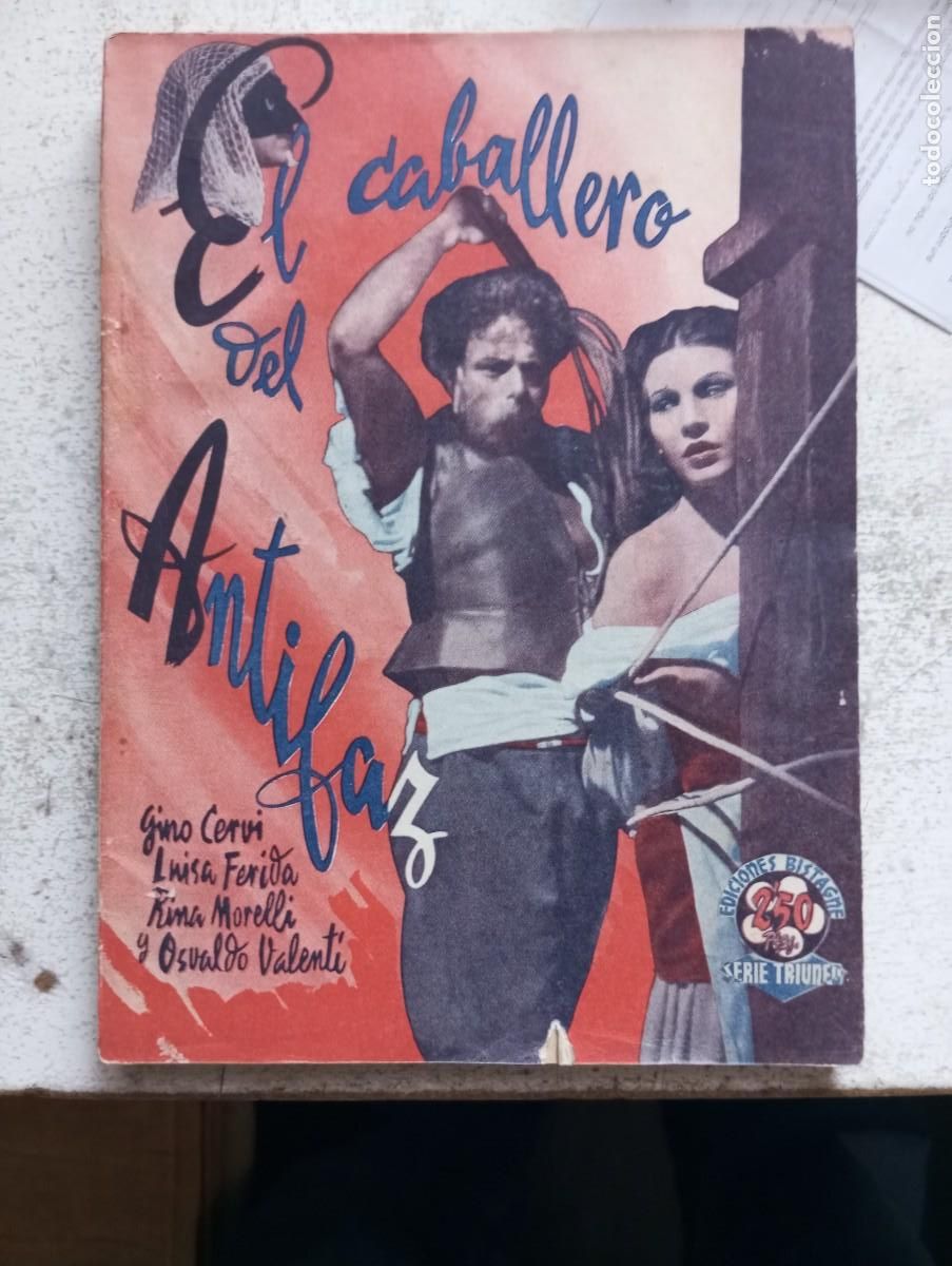 Cinema: Cine, pel&iacute;culas. El caballero del antifaz. EDICIONES BISTAGNE.