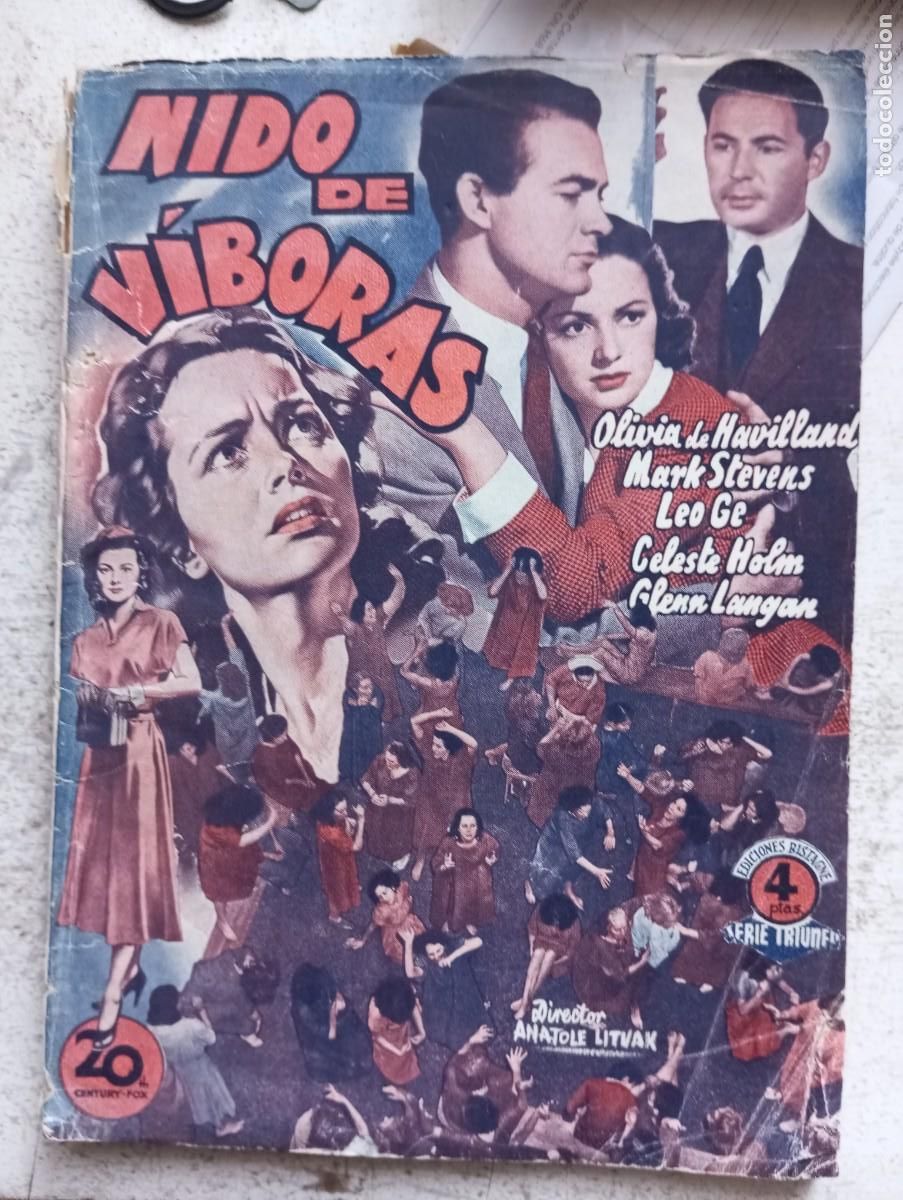 Cinema: Cine, pel&iacute;culas. Nido de v&iacute;boras. EDICIONES BISTAGNE.