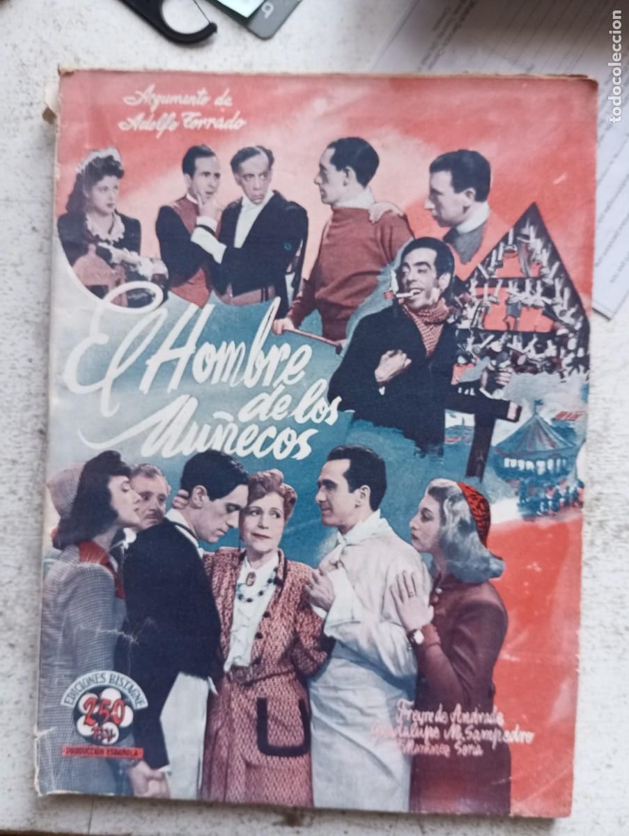 Cinema: Cine, pel&iacute;culas. El hombre de los mu&ntilde;ecos. EDICIONES BISTAGNE.
