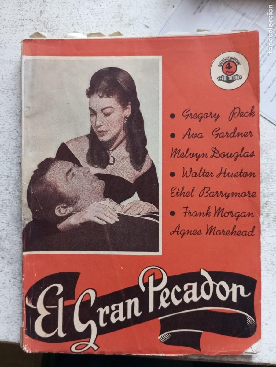 Kino: Cine, pel&iacute;culas. El Gran Pecador. EDICIONES BISTAGNE.