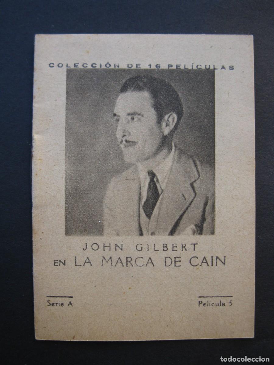Cinema: LA MARCA DE CAIN - JOHN GILBERT - SERIE A - PEL&Iacute;CULA 5 - DEPURATIVO WOKEYER.