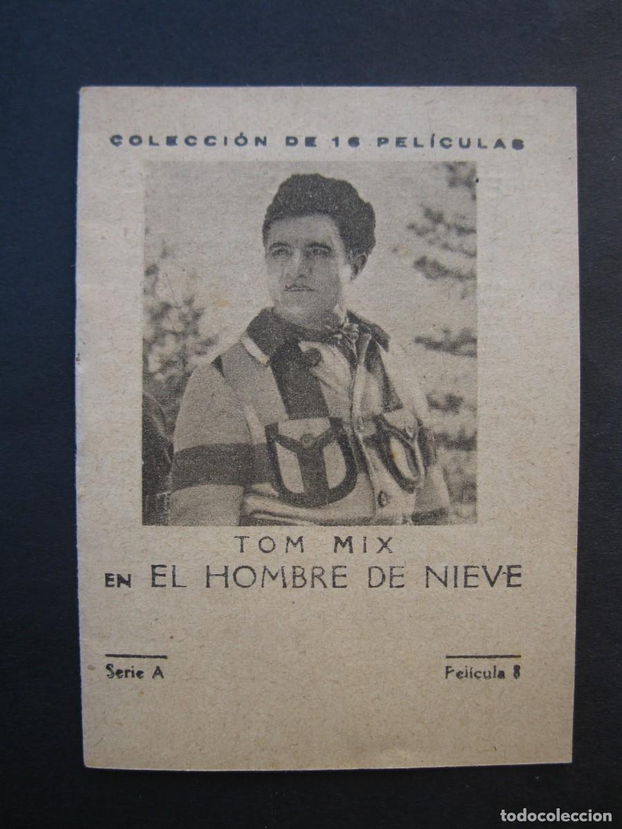 Cine: EL HOMBRE DE NIEVE - TOM MIX - SERIE A - PEL&Iacute;CULA 8 - DEPURATIVO WOKEYER.