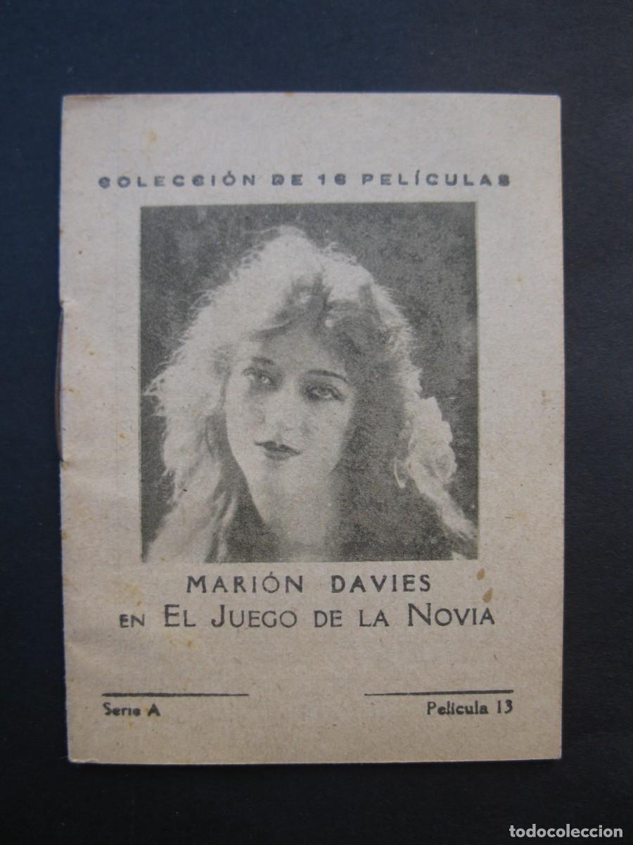 Cine: EL JUEGO DE LA NOVIA - MARION DAVIES - SERIE A - PEL&Iacute;CULA 13 - DEPURATIVO WOKEYER.