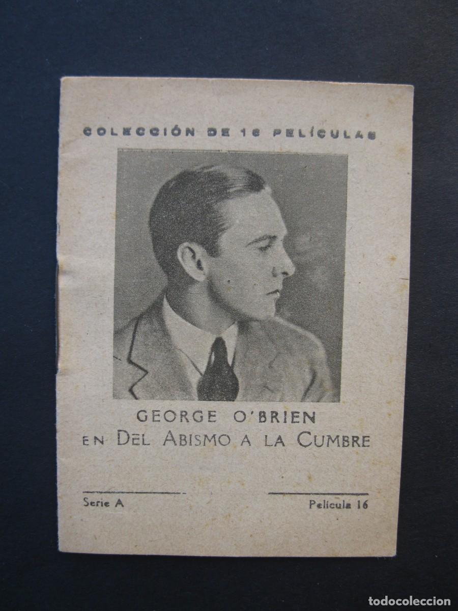 Cine: DEL ABISMO A LA CUMBRE - GEORGE O'BRIEN - SERIE A - PEL&Iacute;CULA 16 - DEPURATIVO WOKEYER.