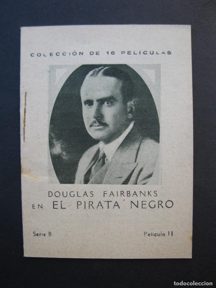 Cine: EL PIRATA NEGRO - DOUGLAS FAIRBANKS - SERIE B - PEL&Iacute;CULA 11 - DEPURATIVO WOKEYER.