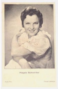 Kino: Foto Postal Magda Schneider - Cine mudo - A&ntilde;os 30, original.