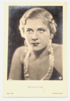 Cin&eacute;ma: Foto Postal Renate Muller