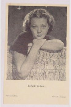 Kino: Foto Postal Sylvia Sidney