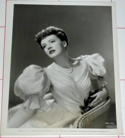 Kino: ANTIGUA FOTO ORIGINAL DE RODAJE DE ELLA RAINES 1947