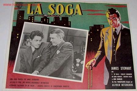 Cine: LOBBY CARD ORIGINAL - LA SOGA - ALFRED HITCHCOCK