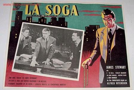 Cine: LOBBY CARD ORIGINAL - LA SOGA - ALFRED HITCHCOCK