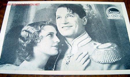Kino: ANTIGUA  FOTO DE PUBLICIDAD DE UNA PELICULA DE LA PARAMOUNT DE LOS A&Ntilde;OS 20 Y 30 - CASA DIEGO FABRICA